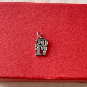 Retired James Avery Stacked 2017 Charm